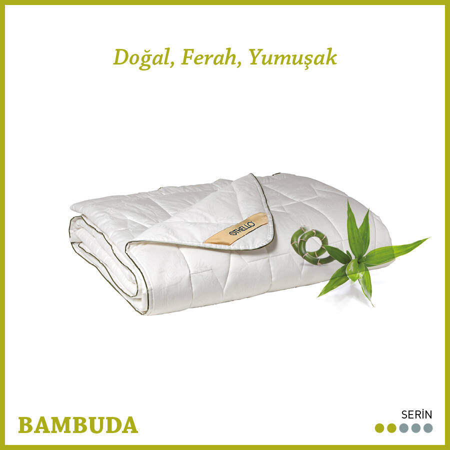 Bambuda Bambu Dolgulu Baharlık Yorgan 215×235 Cm