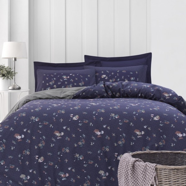 MİTA 200X220 RANFORCE NEVRESİM TAKIMI (50X70) KUTULU-MOONLİT