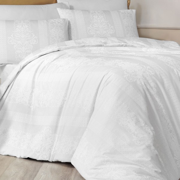 NOBBY RANFORCE NEVRESİM TAKIMI (50X70) KUTULU-BEYAZ