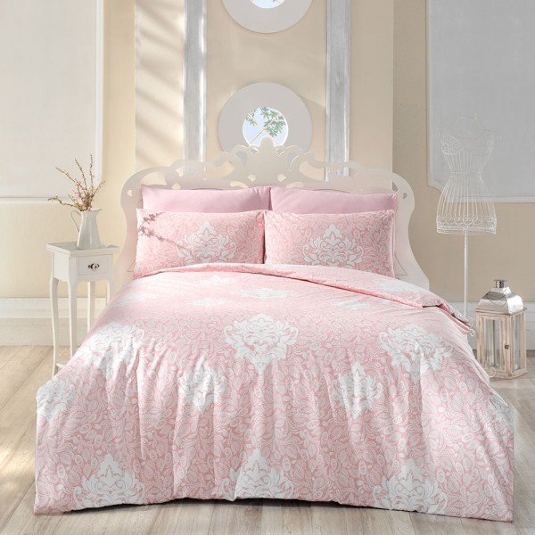 SNAZZY RANFORCE NEVRESİM TAKIMI (50X70) KUTULU-PEMBE