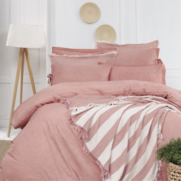 VİNTAGE AND BEYOND NEVRESİM TAKIMI-SALMON