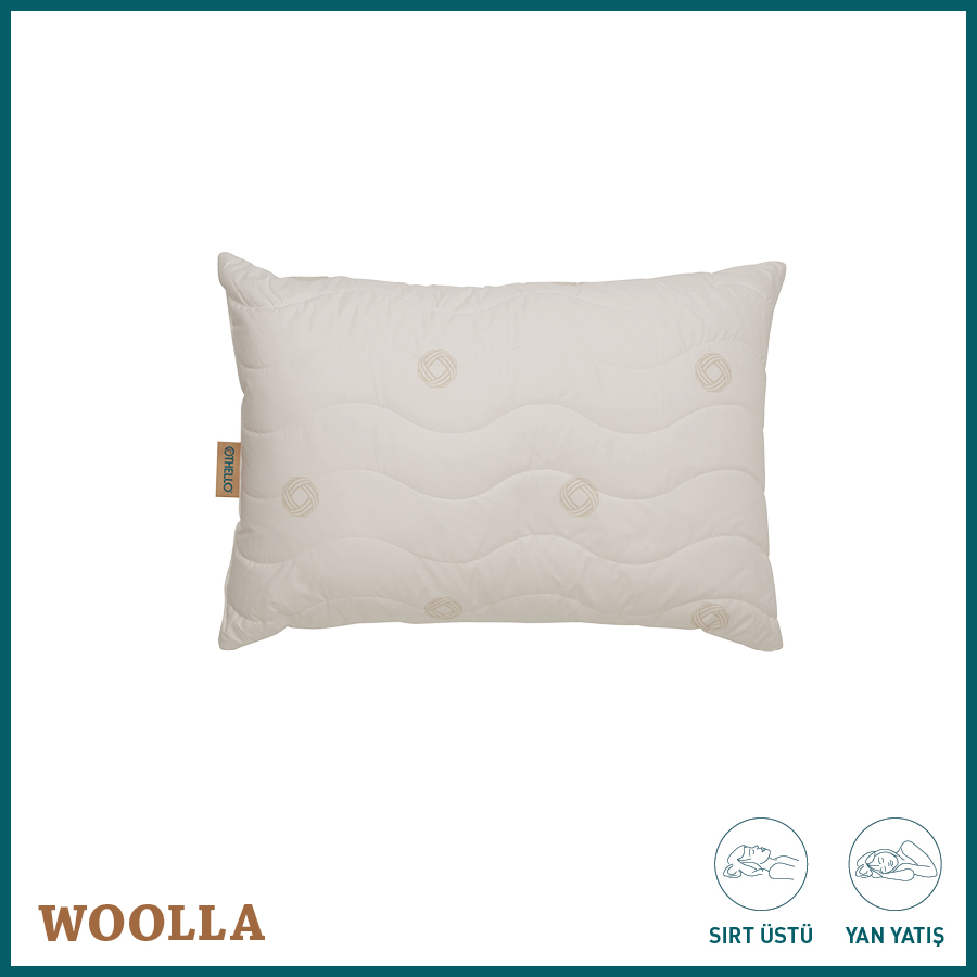 Woolla Yünlü Kapitone Yastık